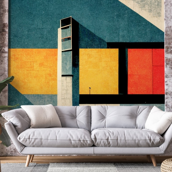 Foto tapete Hrabra apstrakcija