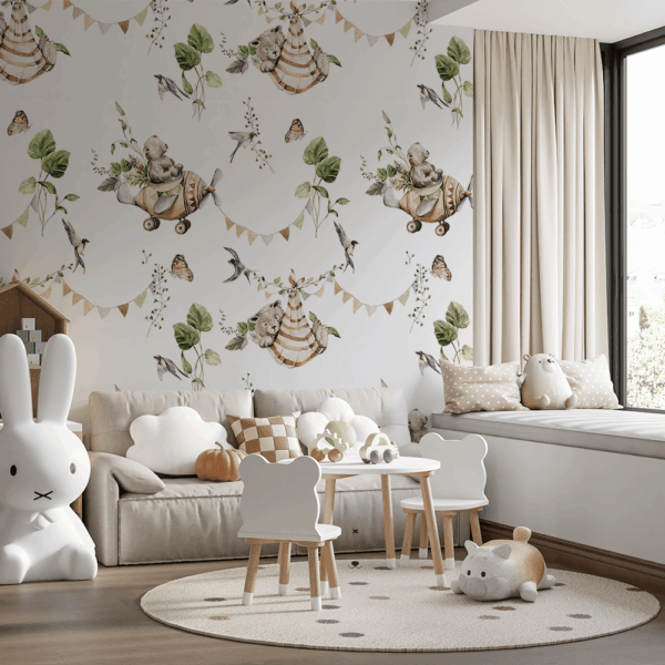 Foto tapete Zeleni kutak medvjedića