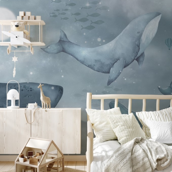 Foto tapete Ples kitova