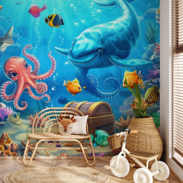 Foto tapete Podvodna avantura s morskim stanovnicima