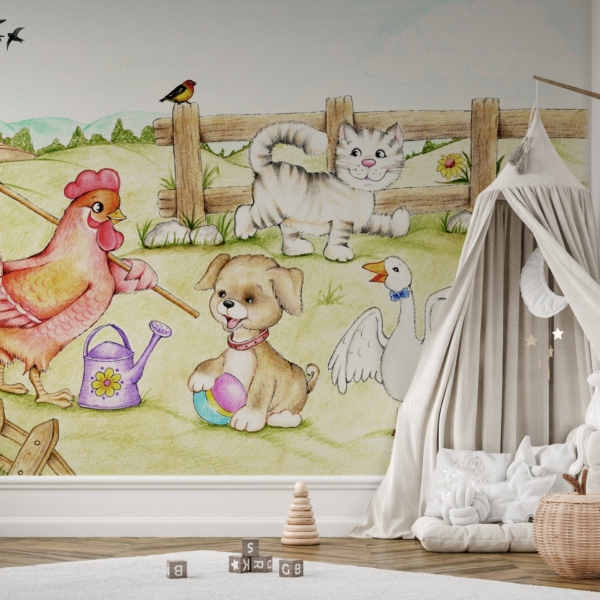 Foto tapete Farma puna radosti