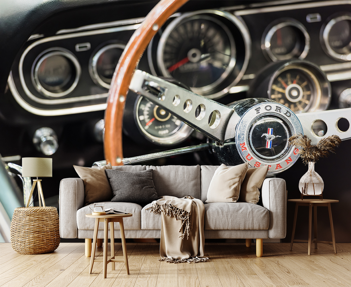 Foto tapete Retro automobil Mustang