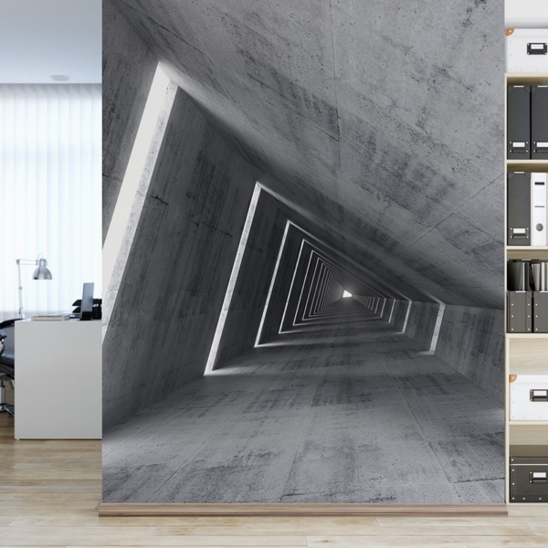 Foto tapete Betonski hodnik 3D