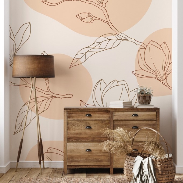 Foto tapete Breskve magnolije