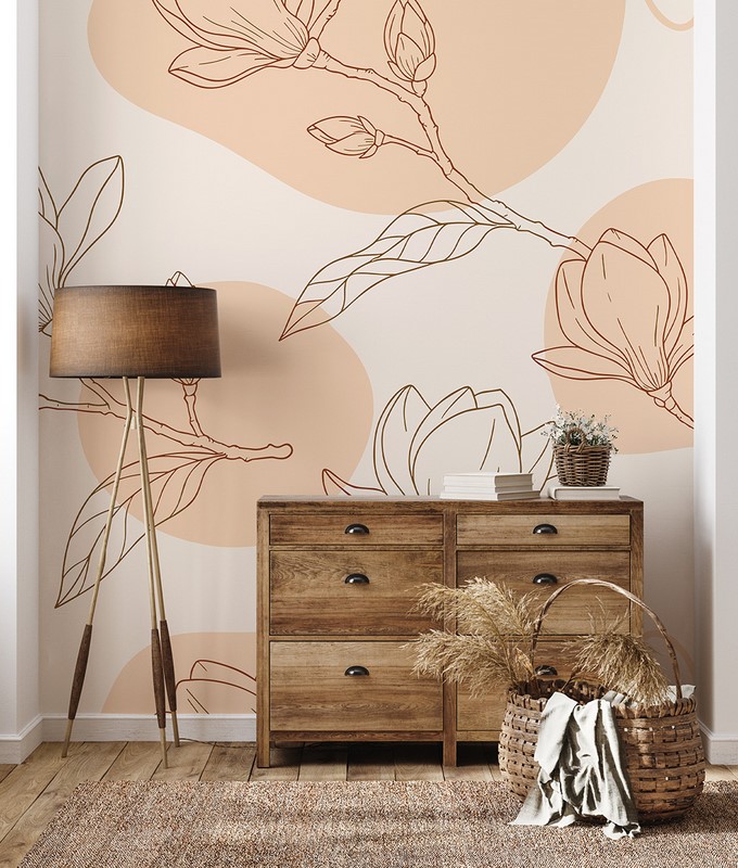 Foto tapete Breskve magnolije