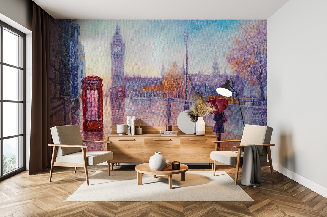 Foto tapete London na kiši