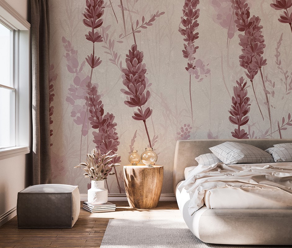 Foto tapete Pastelna lavanda