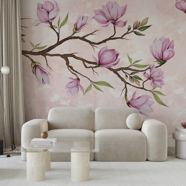 Foto tapete Ružičaste magnolije